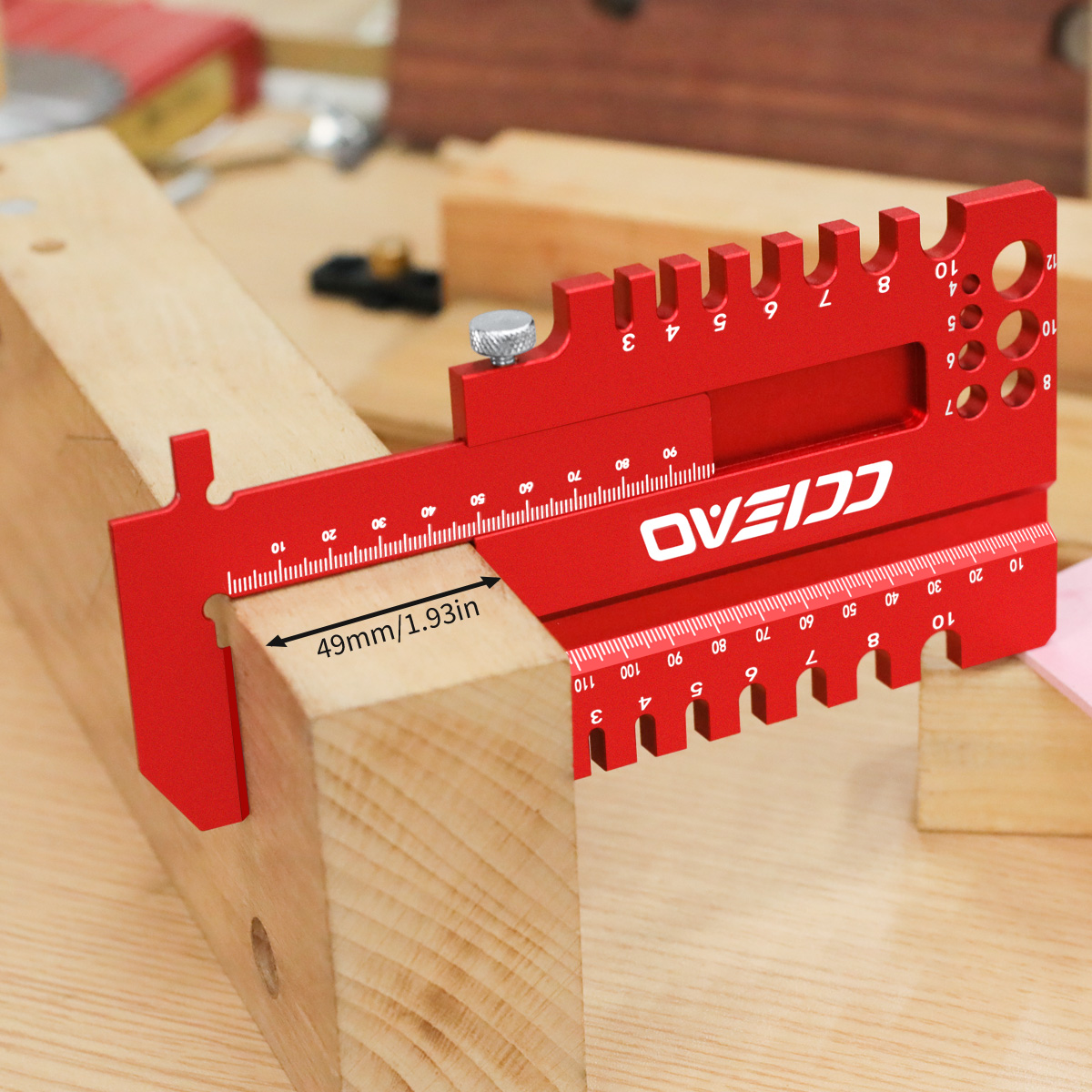 Marking Gauge Tool - Ağaç İşleme Çok Fonksiyonlu Ölçüm Cetveli,