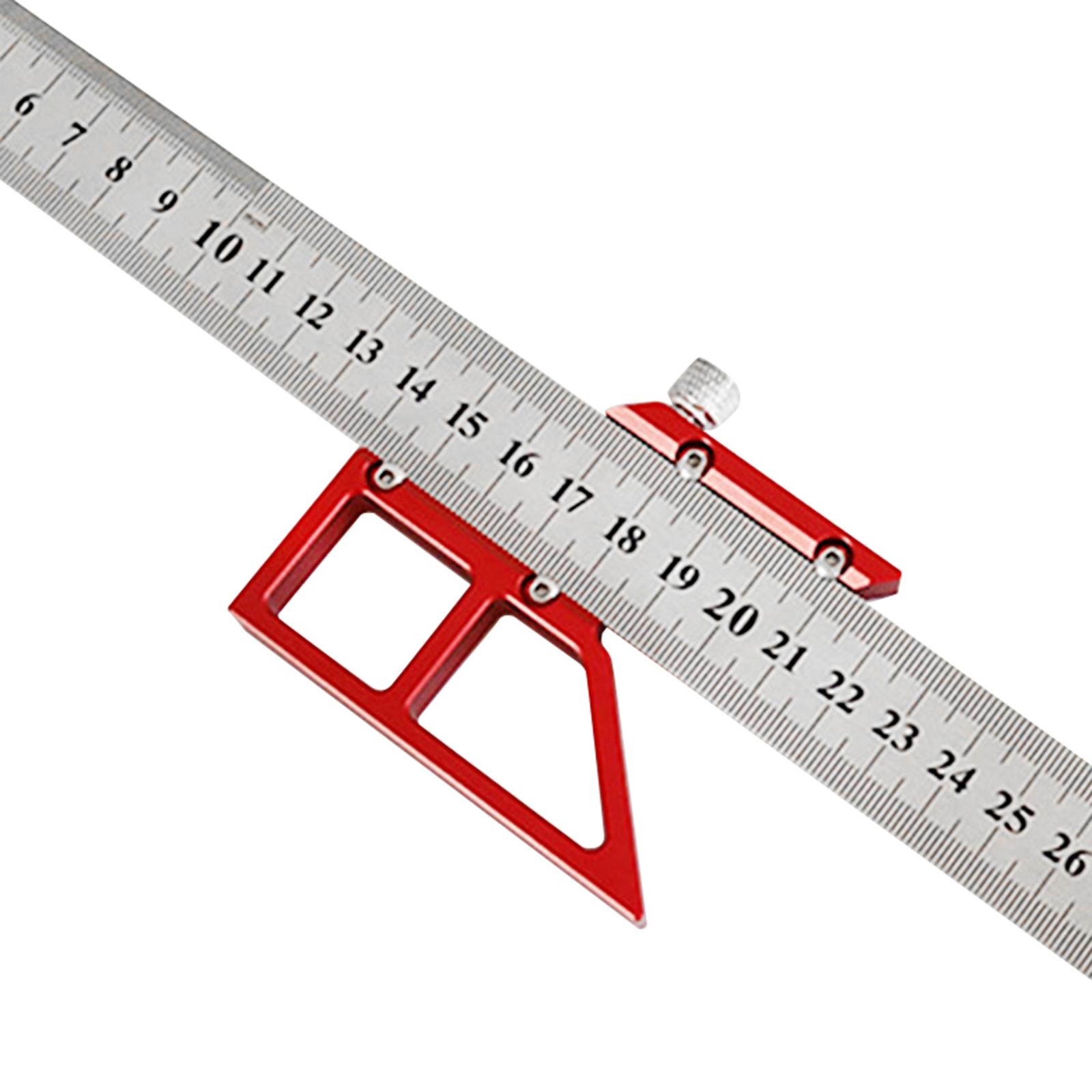 Woodworking For Engineers - 45 90 Derece Gönye Üçgen Cetveli,