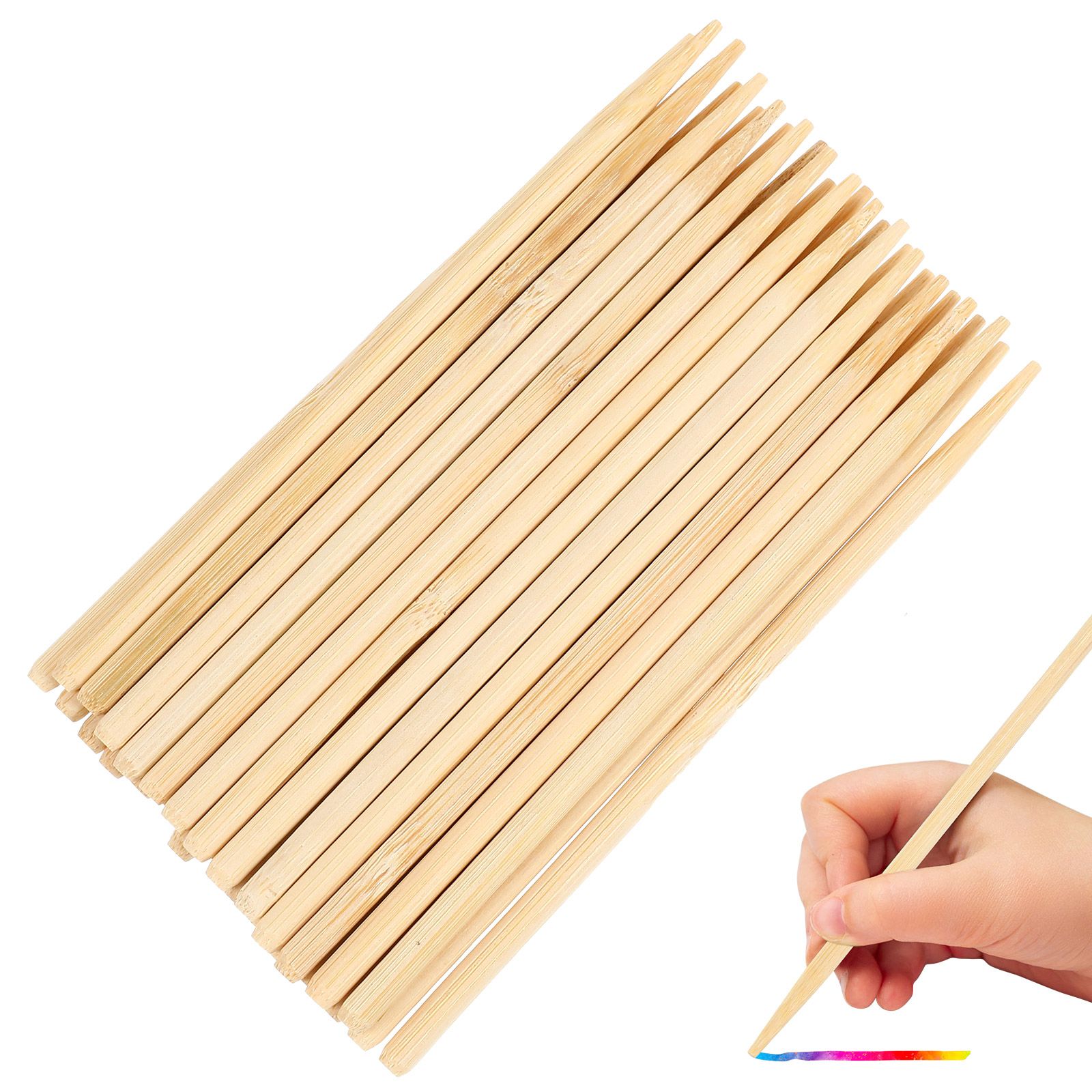 Woodworking For Beginners - 30 Adet Ahşap Çizik Boyama Bambu