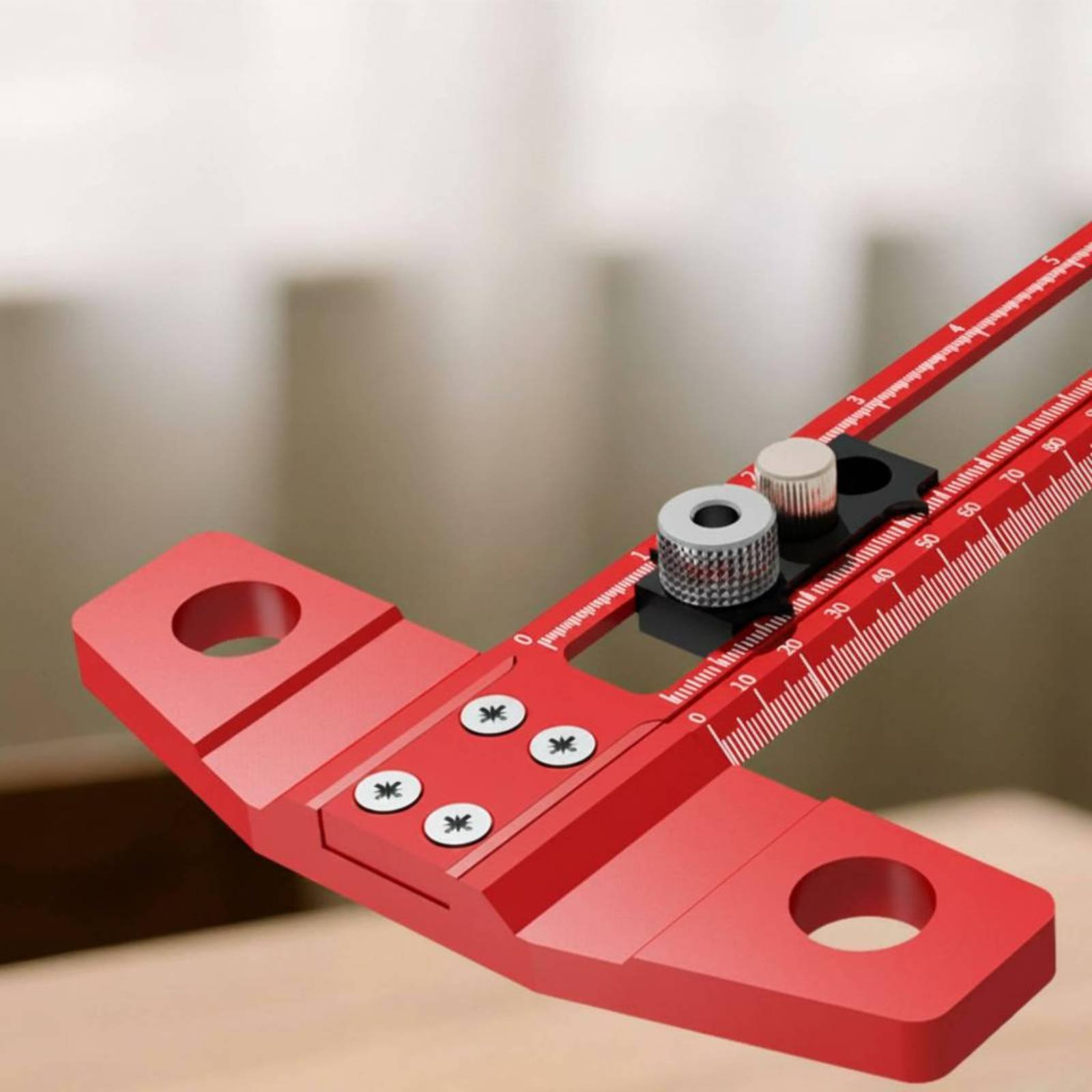 Woodworking Workshop Design - T-Şekilli Cetvel Delik Açma Kılavuzu Marangoz