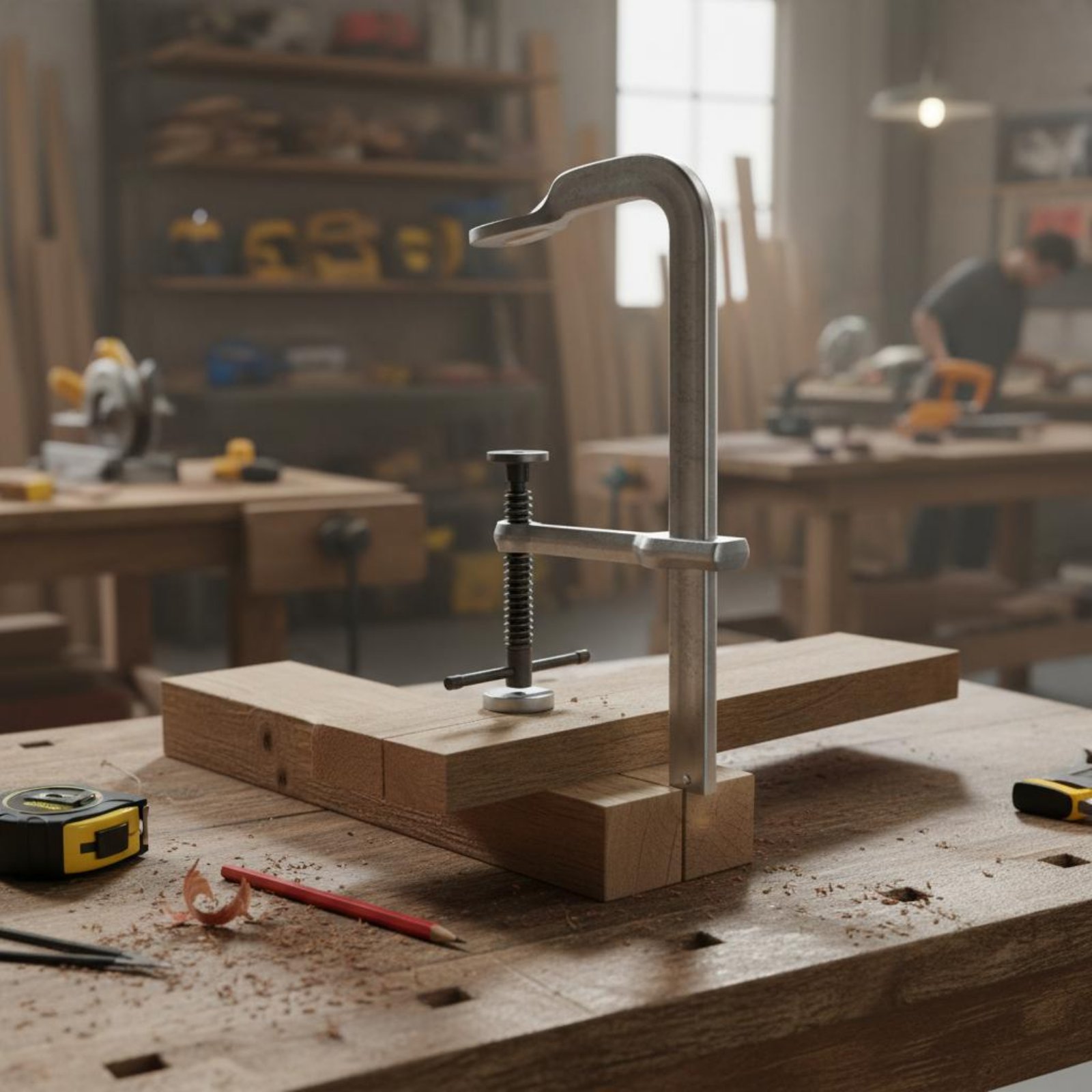 Woodworking Workshop Design - Ağır Hizmet Tipi F Kelepçesi Kalınlaştırılmış
