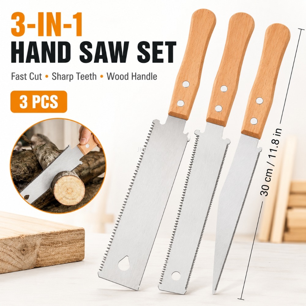 Woodworking Japanese Tools - İnce Dişli Japon Tarzı El Testeresi