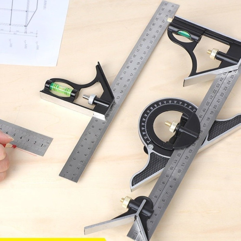 Woodworking For Engineers - 3'ü 1 Arada Kombinasyonlu Gönye Cetveli