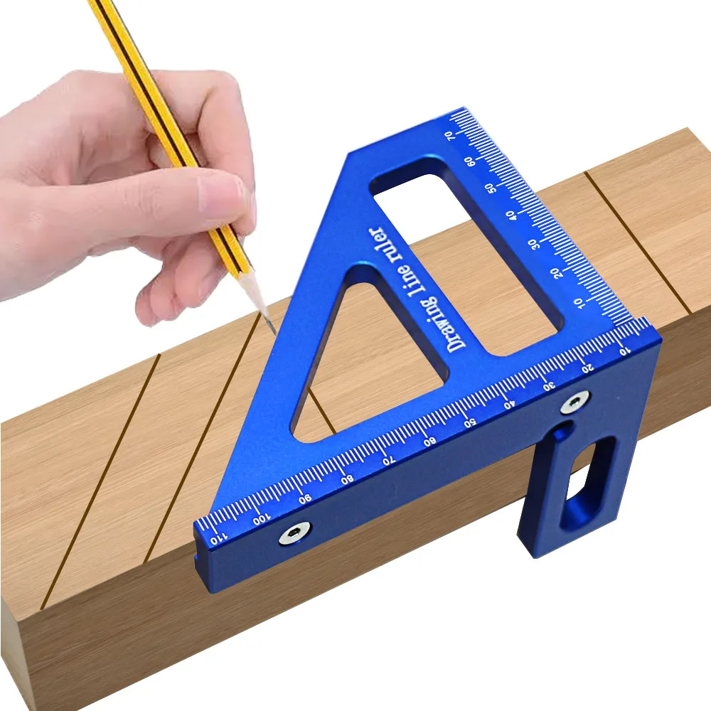 Woodworking For Engineers - Ağaç İşleme Kare Açıölçer Alüminyum Alaşımlı