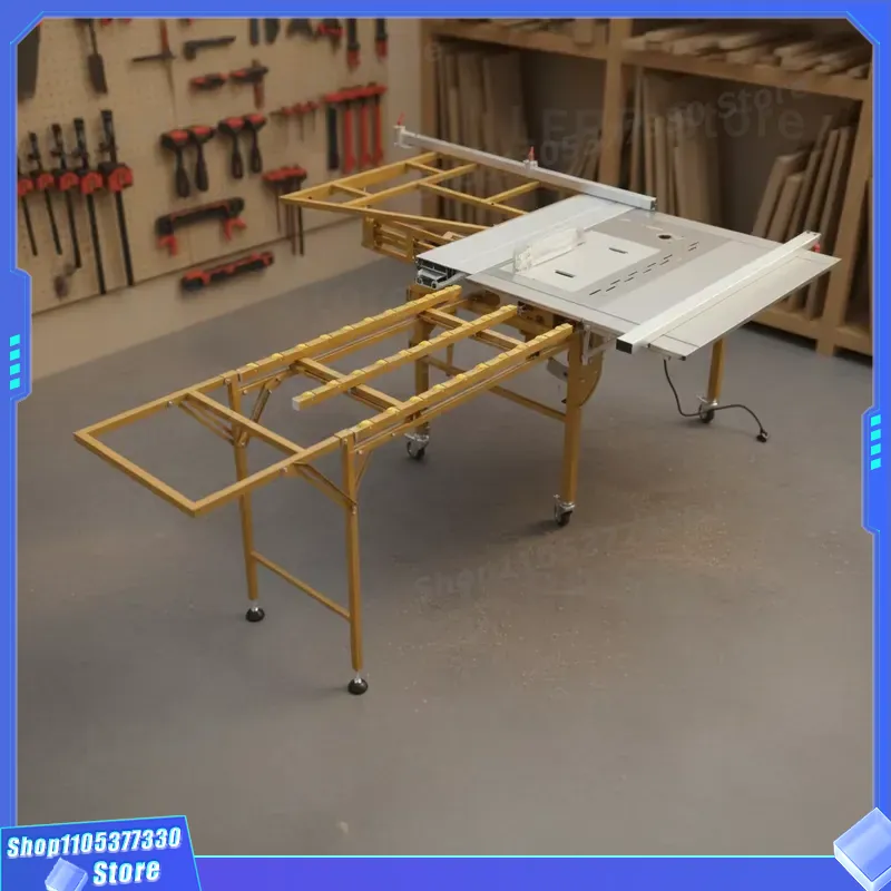 Woodworking Workshop Design - Taşınabilir Ahşap İşleme Kayar Tabla Testeresi