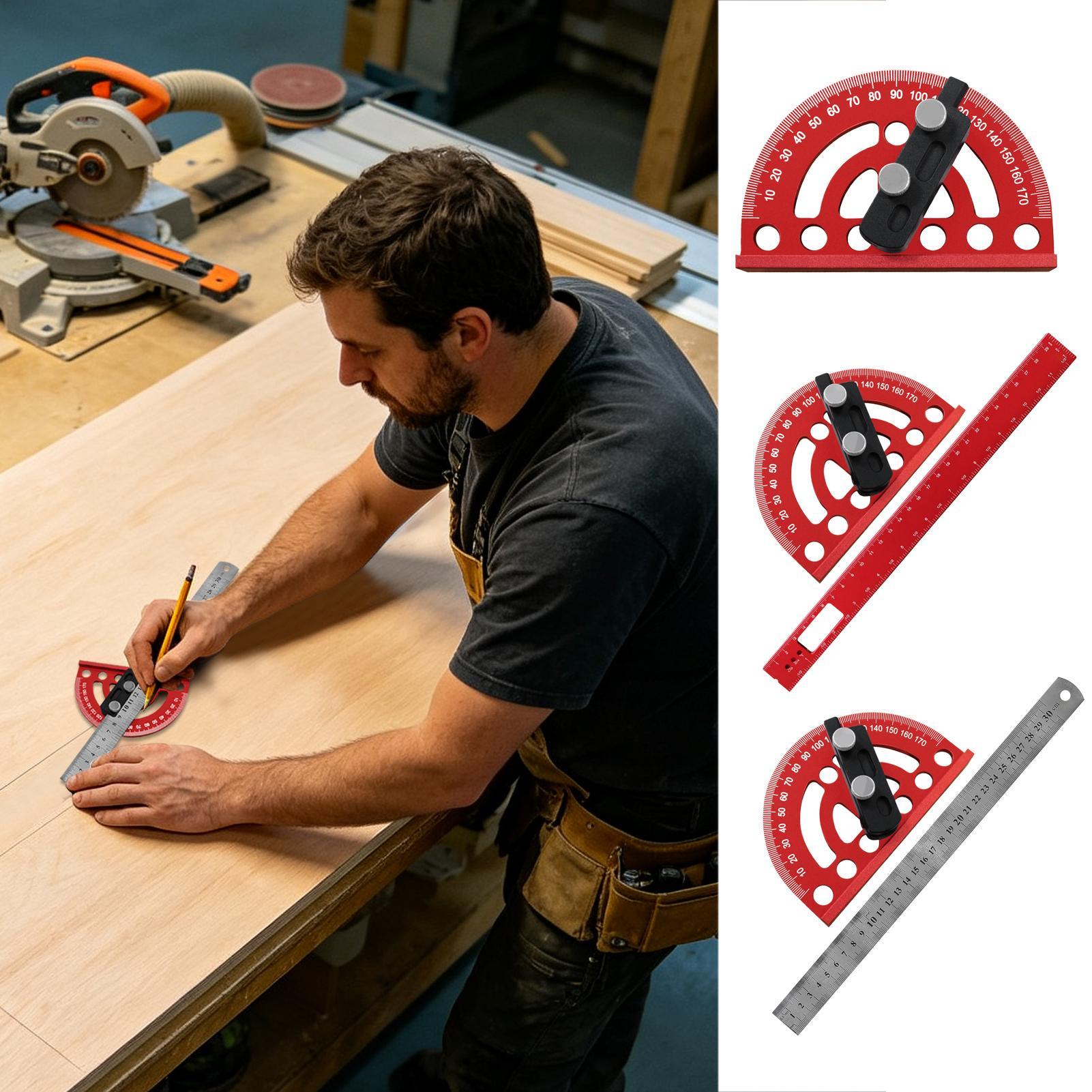 Açı Ölçer Hassas 0-180 Derece  - Woodworking For Engineers incelemesi ve fiyatı