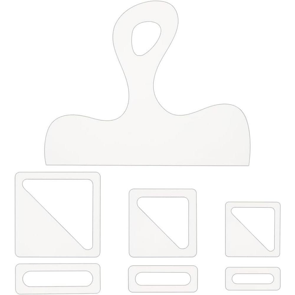 7 adet Şarküteri Şablonu Akril - Woodworking Product incelemesi ve fiyatı