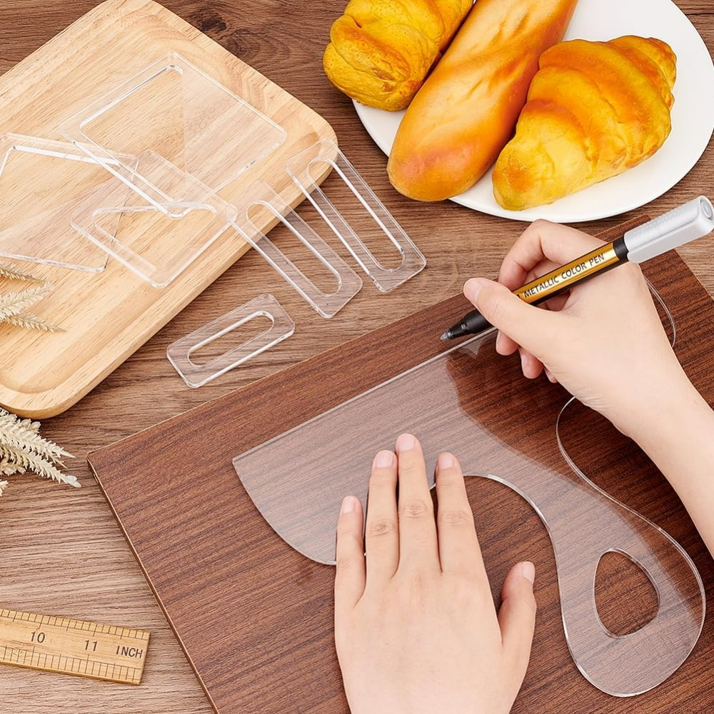 7 adet Şarküteri Şablonu Akril - Woodworking Product incelemesi ve fiyatı