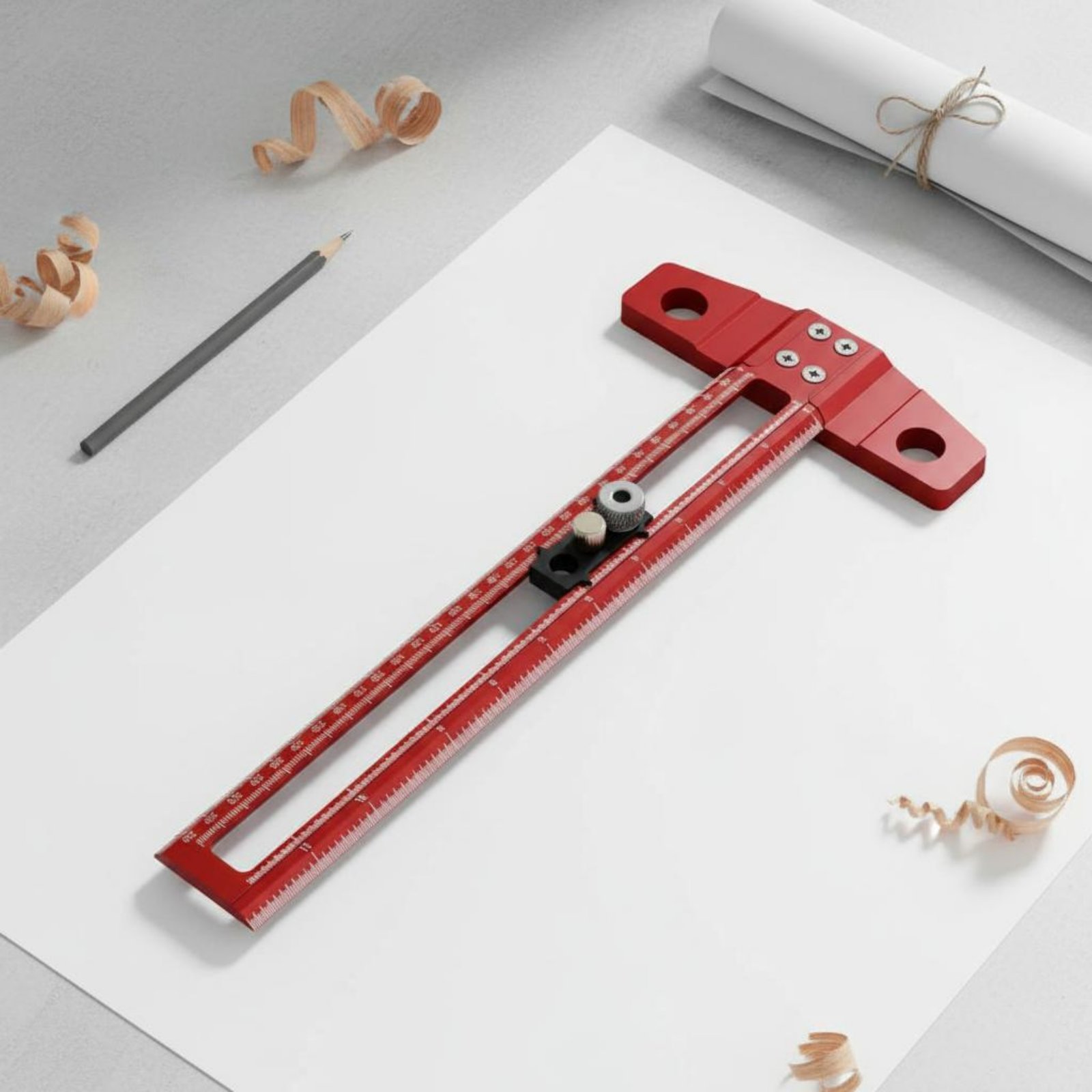 T-Şekilli Cetvel Delik Açma Kı - Woodworking Workshop Design incelemesi ve fiyatı