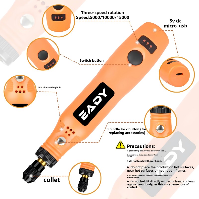 USB Kablosuz Döner Alet Seti – - Woodworking Product incelemesi ve fiyatı