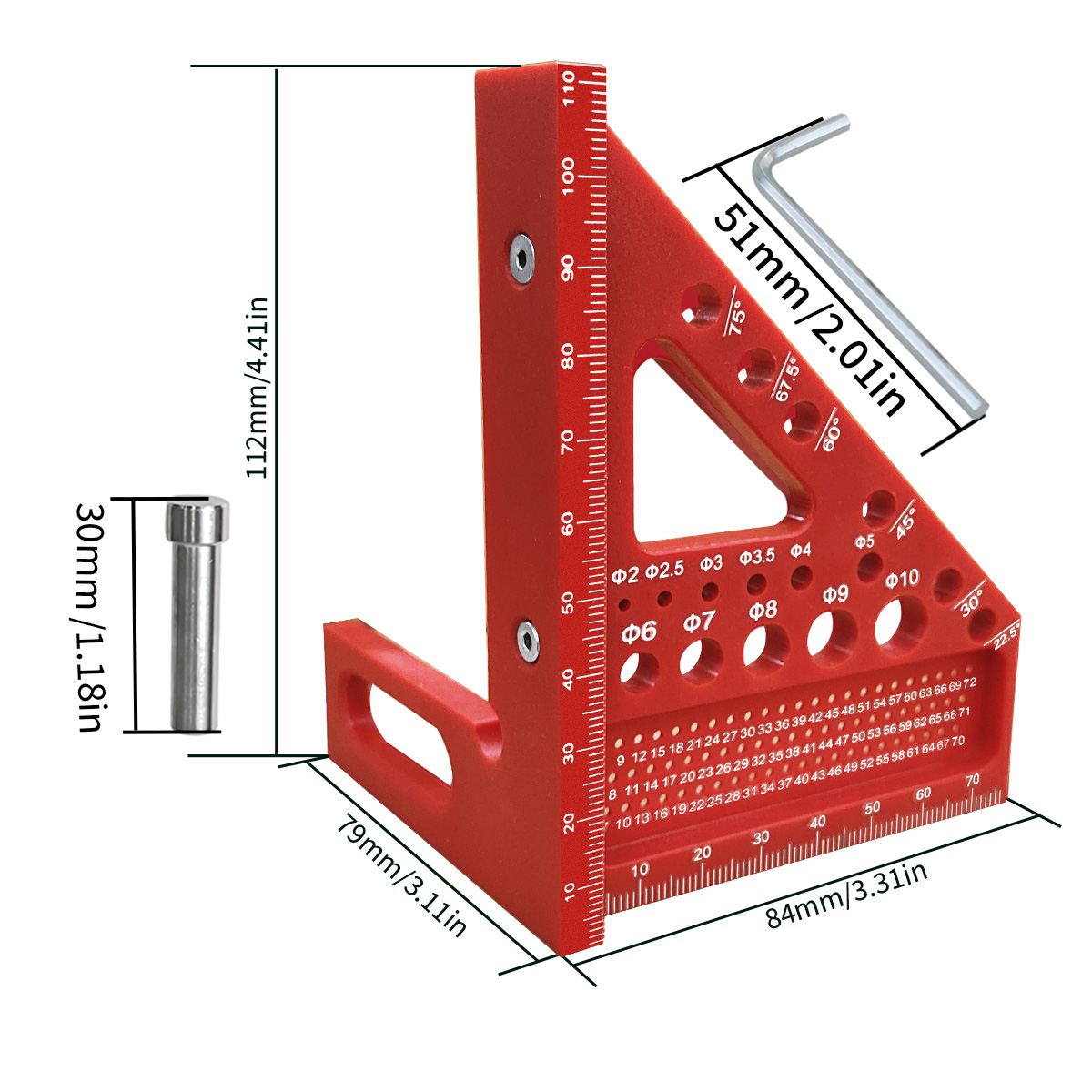 1 adet 3D Çok Açılı, Hassas Ko - Woodworking For Engineers incelemesi ve fiyatı