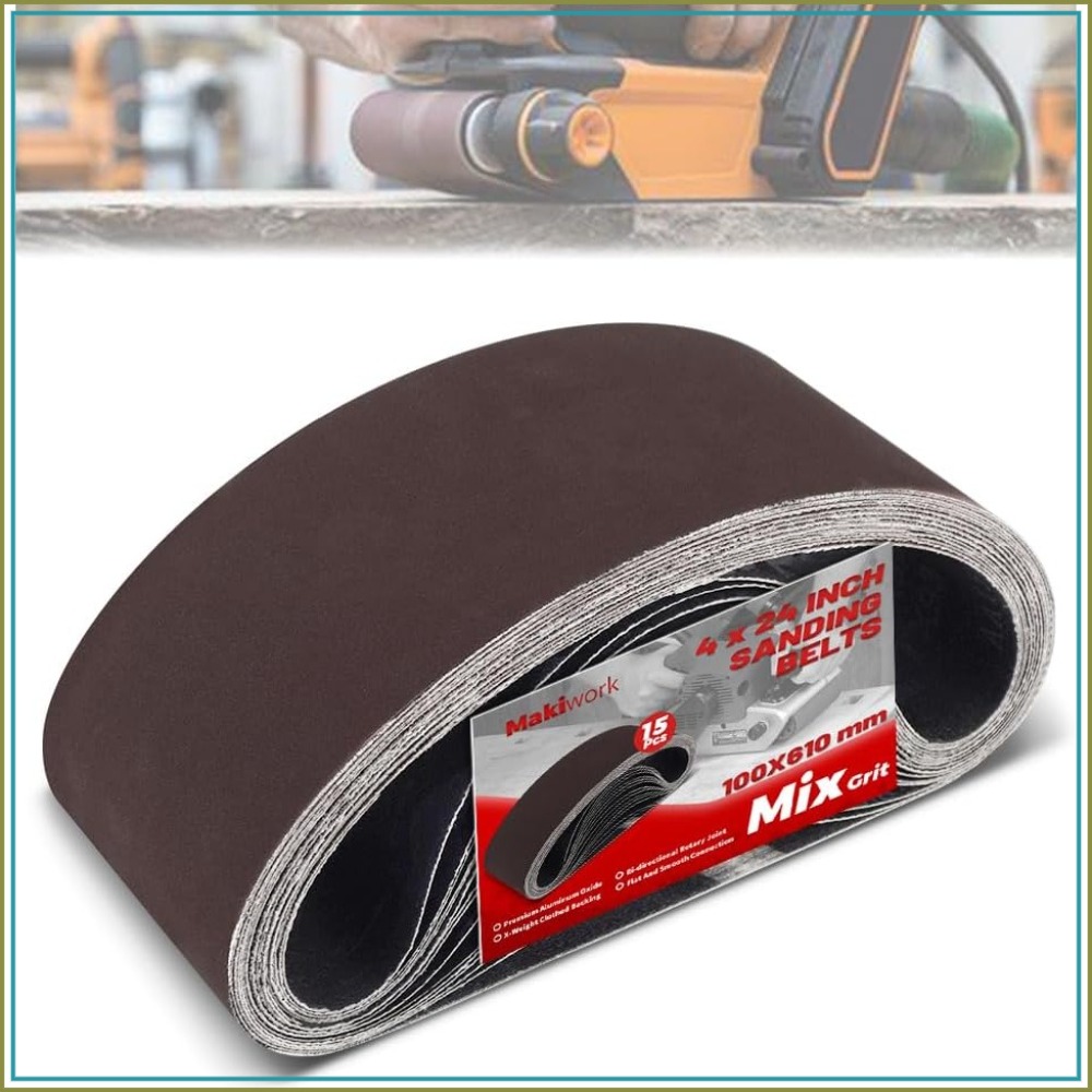 4x24 İnç Zımpara Bantları 15'l - Woodworking Product incelemesi ve fiyatı