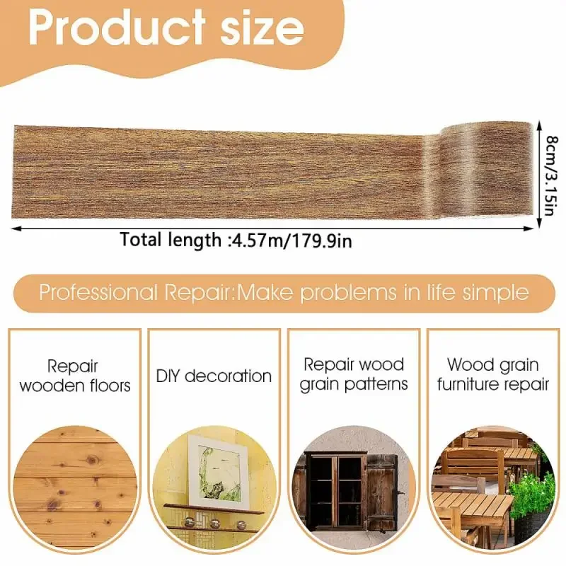Gerçek Ahşap Damarlı Tamir Yap - Xfasten Woodworking Tape incelemesi ve fiyatı