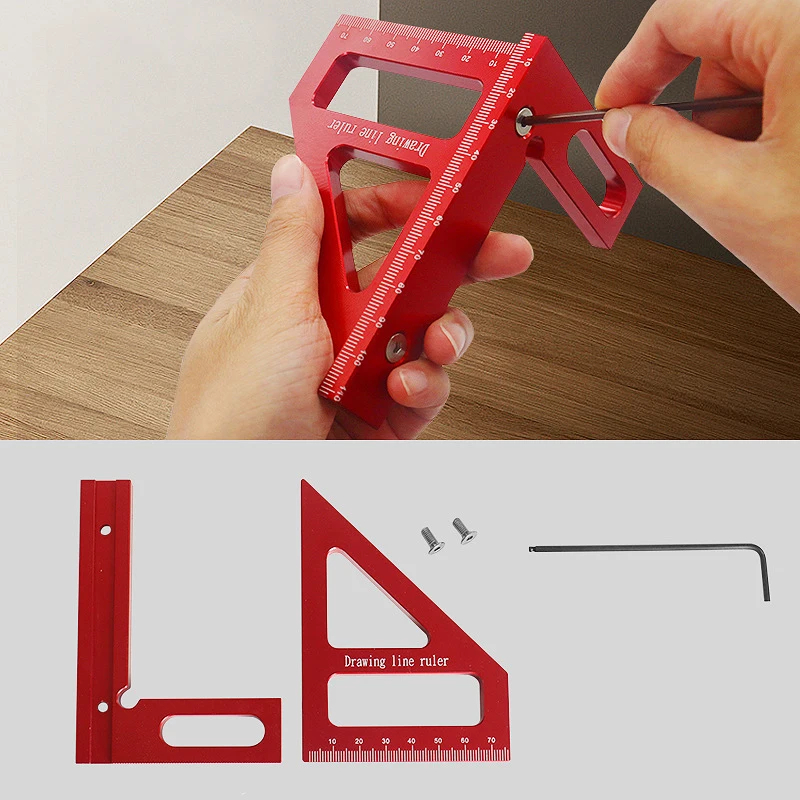 Ağaç İşleme Kare Açıölçer Alüm - Woodworking For Engineers incelemesi ve fiyatı