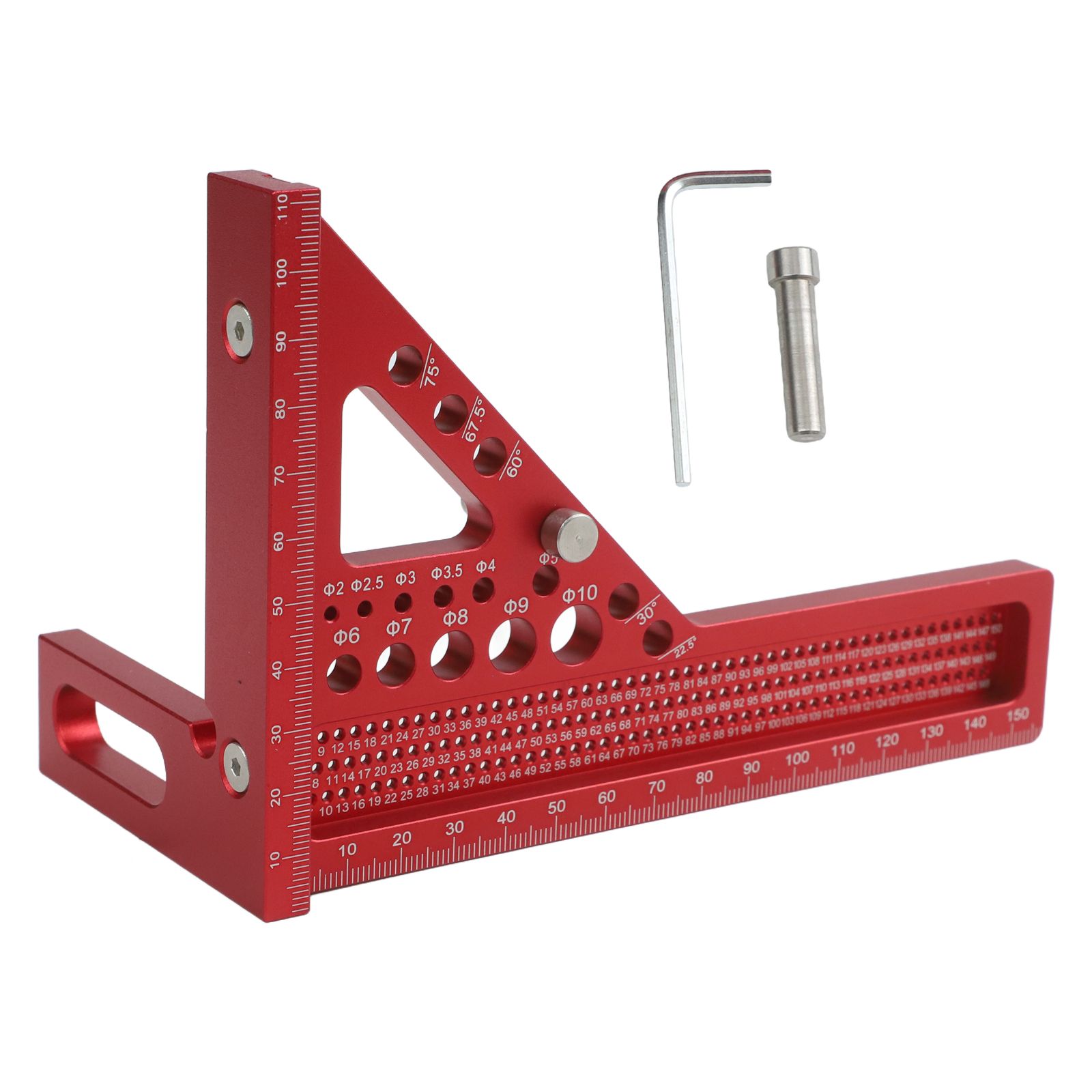 Kırmızı 3D Marangoz Kare Cetve - Woodworking For Engineers incelemesi ve fiyatı